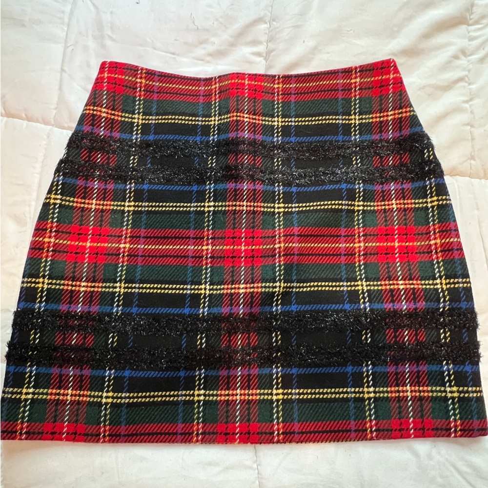 J. Crew holiday skirt
